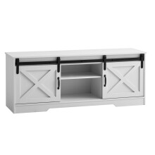 Lowboard >WL6.879< in Weiß, Holzwerkstoff -...