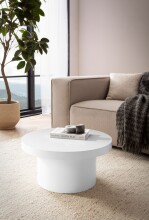 Couchtisch >WL6.925< in Weiß, MDF - 30x60cm (HxD)