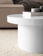 Couchtisch >WL6.925< in Weiß, MDF - 30x60cm (HxD)