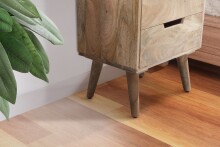 Nachtkommode >WL6.984< in Mango, Massivholz - 45x63x33cm (BxHxT)