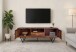 Lowboard >WL7.023< in Sheesham, Massivholz & MEtall - 160x56x35cm (BxHxT)