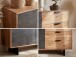 Sideboard >WL7.026< in Akazie / Steinoptik - 175x76x40 (BxHxT)