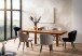 Kulissen-Esstisch >WL7.043< in Sheesham, Massivholz - 120/200x76x80cm (BxHxT)
