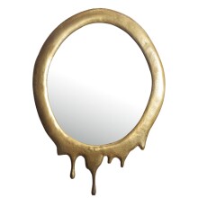 Spiegel >WL7.106< in Gold, Aluminium / Spiegel -...