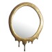 Spiegel >WL7.106< in Gold, Aluminium / Spiegel - 50x71x3cm (BxHxT)