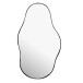 Spiegel >WL7.109< in Schwarz, Spiegel / Metall - 40x80x3cm (BxHxT)