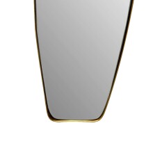 Spiegel >WL7.110< in Gold, Spiegel / Metall - 33x90x3cm (BxHxT)