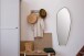 Spiegel >WL7.110< in Gold, Spiegel / Metall - 33x90x3cm (BxHxT)