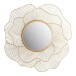 Spiegel >WL7.122< in Gold, Spiegel / Metall - 77x77x3cm (BxHxT)