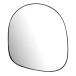 Spiegel >WL7.124< in Schwarz, Spiegel / Metall - 53x60x3cm (BxHxT)