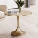 Beistelltisch >WL7.132< in Gold, Aluminium - 47x60cm (HxD)