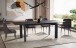 Kulissen-Esstisch >WL7.152< in Keramik Schwarz - 180/240x77x95 (BxHxT)