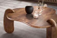 Couchtisch >WL7.158< in Mango, Massivholz - 78x40x78cm (BxHxT)