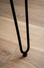 Laptoptisch >WL7.162< in Akazie, Massivholz & Metall - 150x75x36cm (BxHxT)