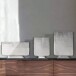 Dekovase >WL7.166< (3-teilig) in Silber, Aluminium - 26x33x4cm (BxHxT)