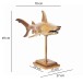 Dekofigur >shark< in Gold, Aluminium - 70x49x27cm (BxHxT)