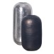 Dekovase >WL7.172< (2-teilig) in Silber / Schwarz-Bronze - 46x20 (HxD)