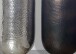 Dekovase >WL7.172< (2-teilig) in Silber / Schwarz-Bronze - 46x20 (HxD)