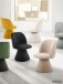 Esszimmerstuhl >BARI II S< (2er-Set) in Grau, 360° drehbar - 54x85x63cm (BxHxT)