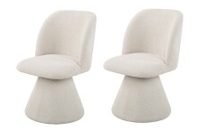 Esszimmerstuhl >BARI II S< (2er-Set) in Beige,...