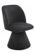 Esszimmerstuhl >BARI II S< (2er-Set) in Anthrazit, 360° drehbar - 54x85x63cm (BxHxT)
