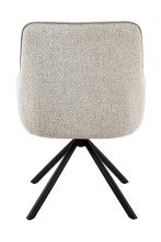 Esszimmerstuhl >FARO I S< (2er-Set) drehbar, Leder Beige - 62x90x67 (BxHxT)