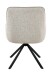 Esszimmerstuhl >FARO I S< (2er-Set) drehbar, Leder Beige - 62x90x67 (BxHxT)