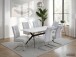 Freischwinger >INES S< (2er-Set) in Grau, Webstoff - 50x99x66cm (BxHxT)