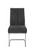 Freischwinger >INES S< (2er-Set) in Anthrazit, Webstoff - 50x99x66cm (BxHxT)