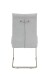 Freischwinger >INES S< (4er-Set) in Grau, Webstoff - 50x99x66cm (BxHxT)