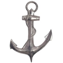Hängedekoration >Anker< in Silber, Aluminium -...