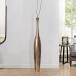 Dekovase >BOTTLE< in Gold, Aluminium - 100x14cm (HxD)