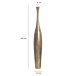Dekovase >BOTTLE< in Gold, Aluminium - 100x14cm (HxD)
