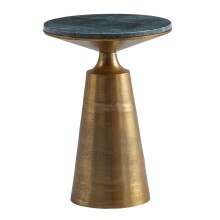 Beistelltisch >WL7.209< in Gold, Baroda Marmor...