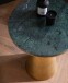 Beistelltisch >WL7.209< in Gold, Baroda Marmor & Aluminium - 57x40cm (HxD)