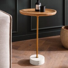 Beistelltisch >WL7.217< in Mango, Massivholz &...