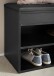 Schuhbank >WL7.222< in Schwarz - 104x51x32cm (BxHxT)