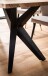 Esstisch >WL7.224< in Akazie, Massivholz & Metall - 160x80x76cm (LxBxH)