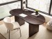 Schreibtisch >WL7.230< in Akazie Braun, Massivholz - 180x90x75cm (LxBxH)