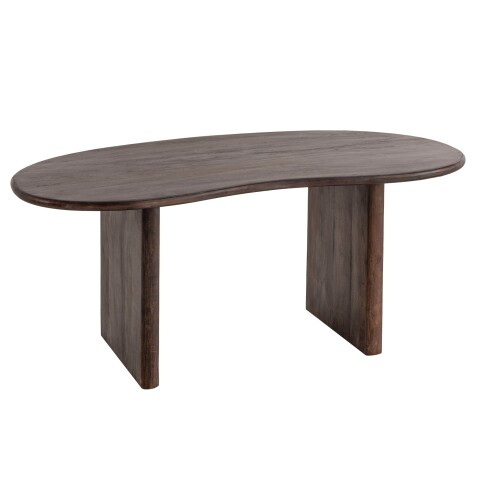Esstisch >WL7.237< in Akazie, Massivholz & Metall - 180x90x75cm (LxBxH)