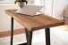 Konsolentisch >WL7.240< in Akazie, Massivholz & Metall - 118x41x76cm (LxBxH)