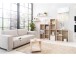 Raumteilerregal >Mareen< in Sonoma-Eiche - 38x141x33cm (BxHxT)
