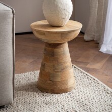 Beistelltisch >WL7.307< in Mango, Massivholz -...