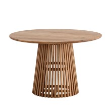 Esstisch >WL7.313< in Akazie, Massivholz - 77x120cm...