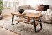 Couchtisch >WL7.316< in Eiche Dekor Fischgrät - 100x41x40 (BxHxT)