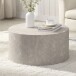 Couchtisch >MONOBLOC< in Stein-Optik Sandfarben, MDF - 30x60cm (HxT)