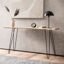 Konsolentisch >WL7.318< in Akazie, Massivholz &...