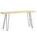Konsolentisch >WL7.318< in Akazie, Massivholz & Metall - 150x75x36cm (BxHxT)