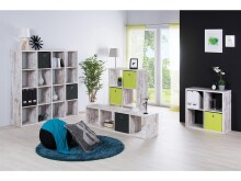 Raumteilerregal >Mareen< in Fresko - 38x141x33cm (BxHxT)