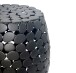 Beistelltisch >WL7.367< in Schwarz, Aluminium - 46x40cm (HxD)